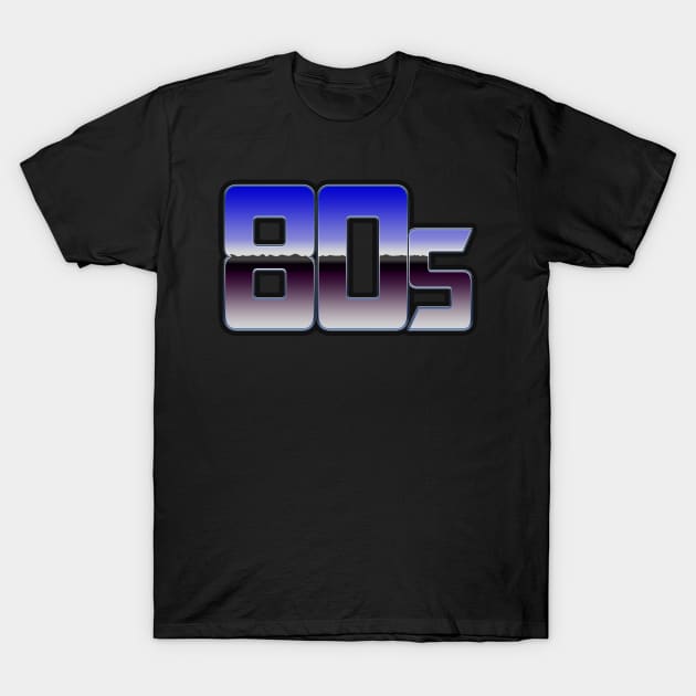 80s Chrome T-Shirt by SimonBreeze